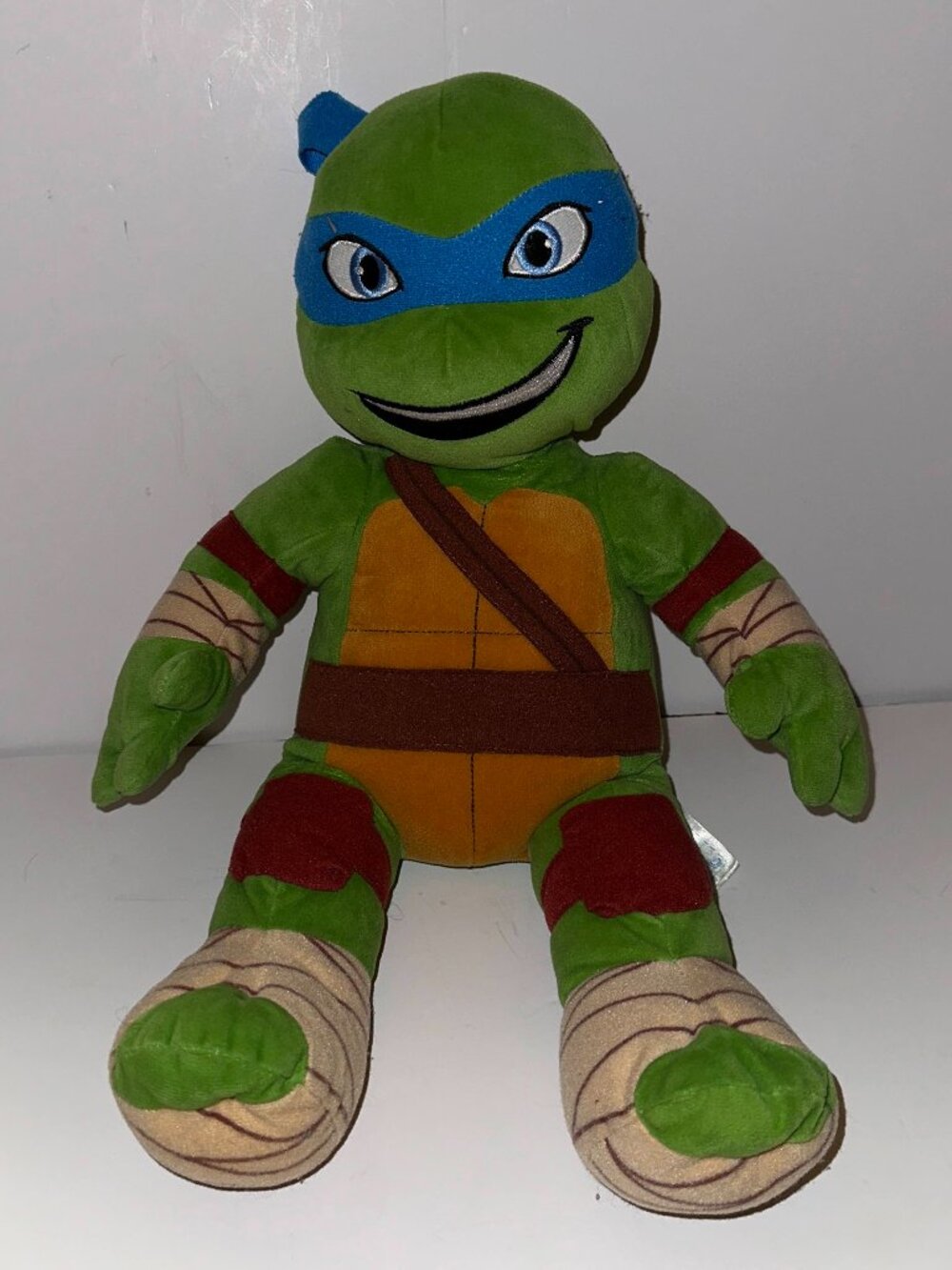 Build a Bear TMNT Leonardo 18" Plush Teenage Mutant Ninja Turtle Large blue